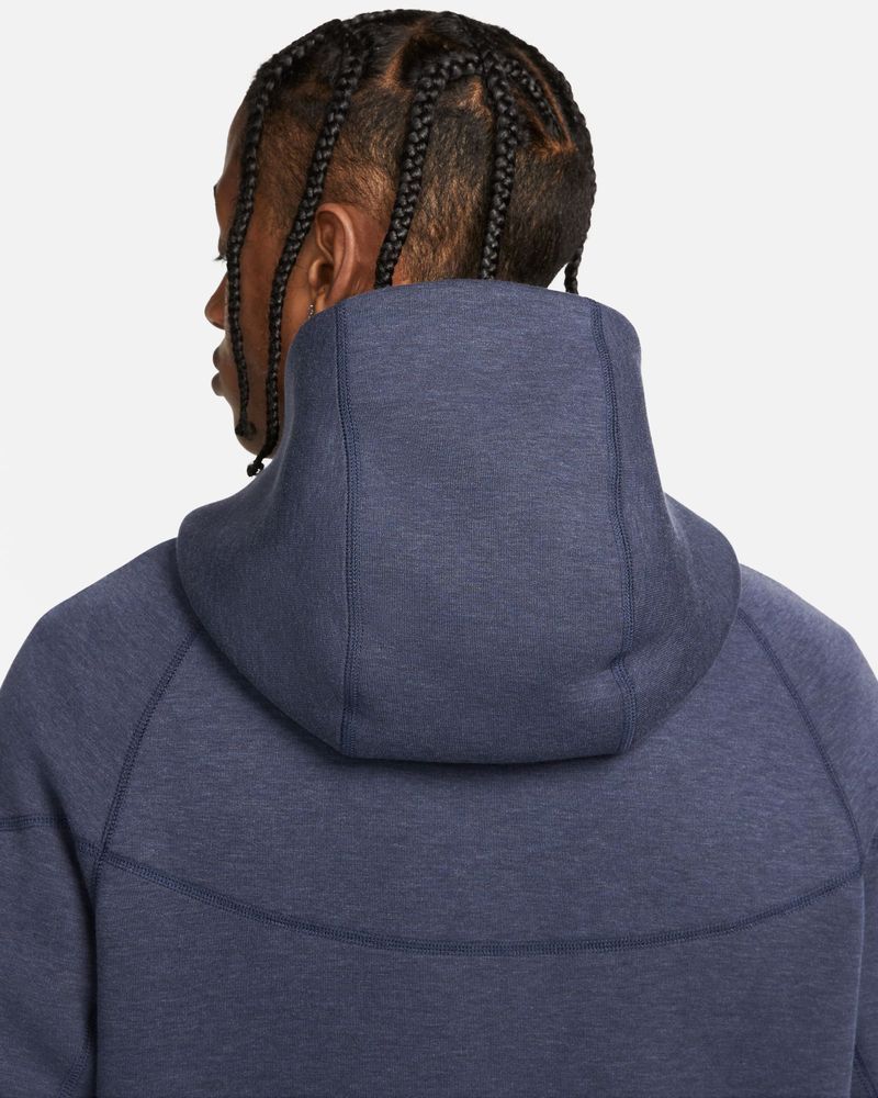 Sweat zippé à capuche Nike Sportswear Tech Fleece Bleu Marine pour homme