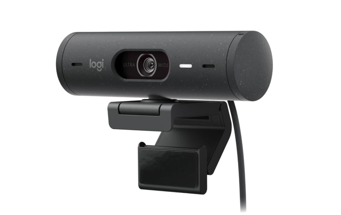 Webcam Brio 505 Graphite 1080P 30 fpsFull HD 1080p Webcam mit Belichtungskorrektur, Auto-Framing und Show-Modus
