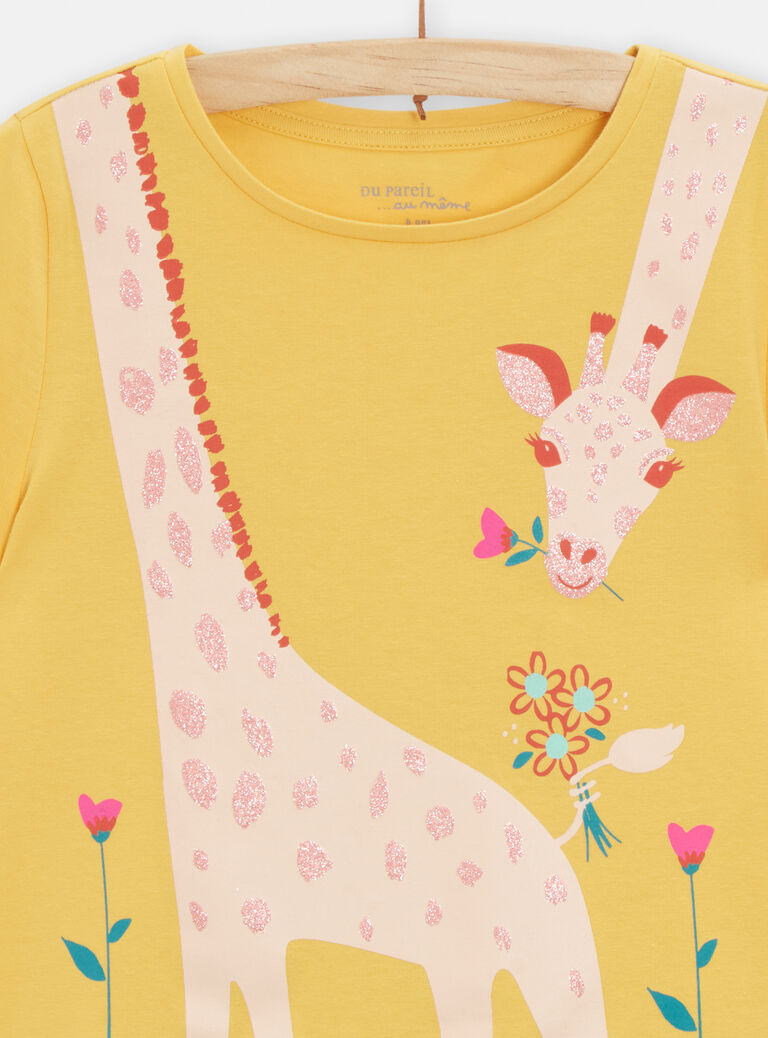 Pyjama animation girafe pour fille