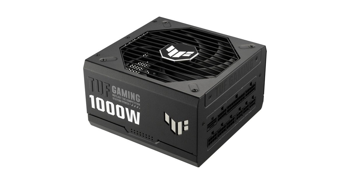 ASUSTUF Gaming Gold modulaire 1000 watt voeding   (Zwart, 1x 12VHPWR, 4x PCIe)
