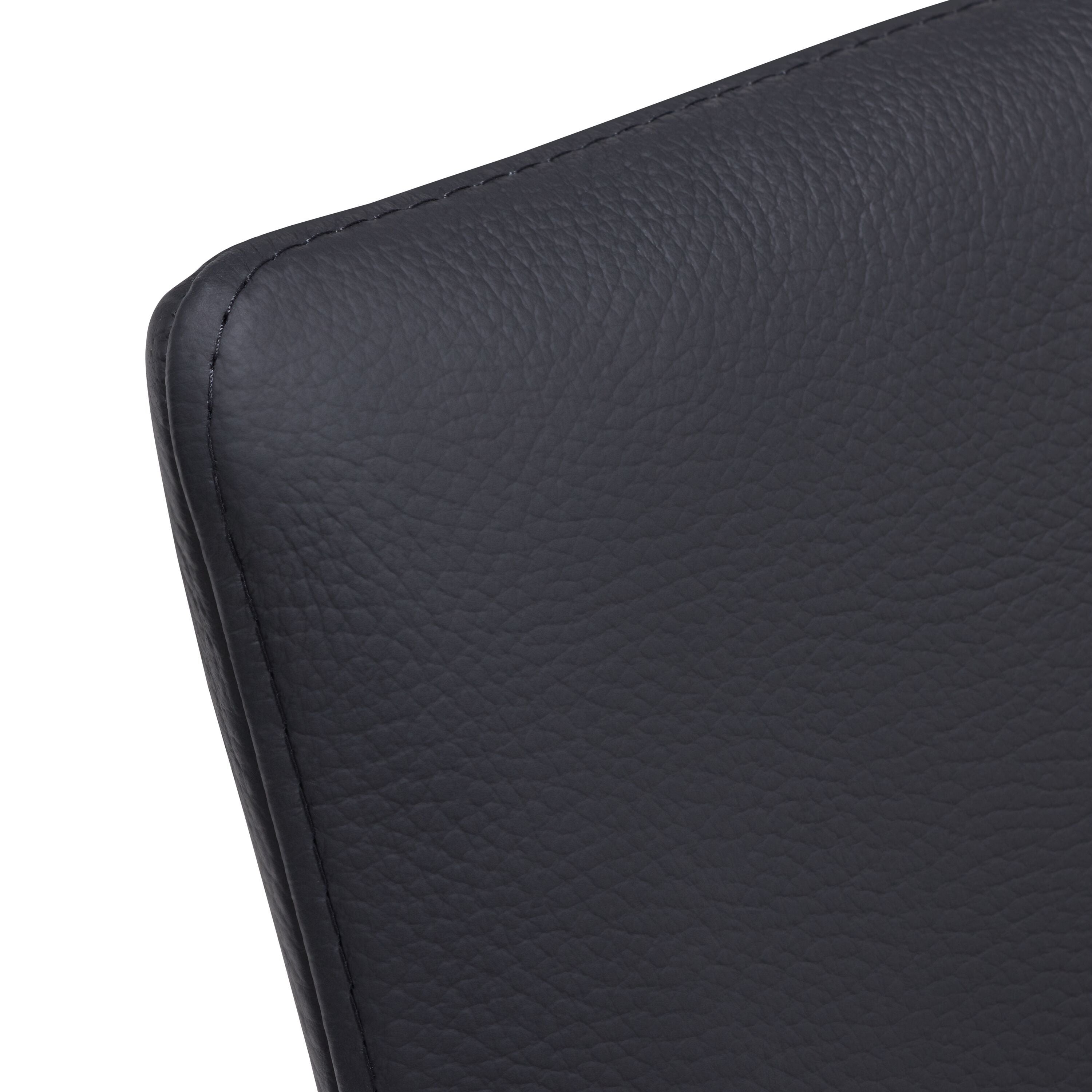 SIENA Stuhl - Schwarz / B: 52.0 cm x T: 44.5 cm x H: 83.0 cm