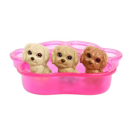 Poupée Barbie naissance des chiots