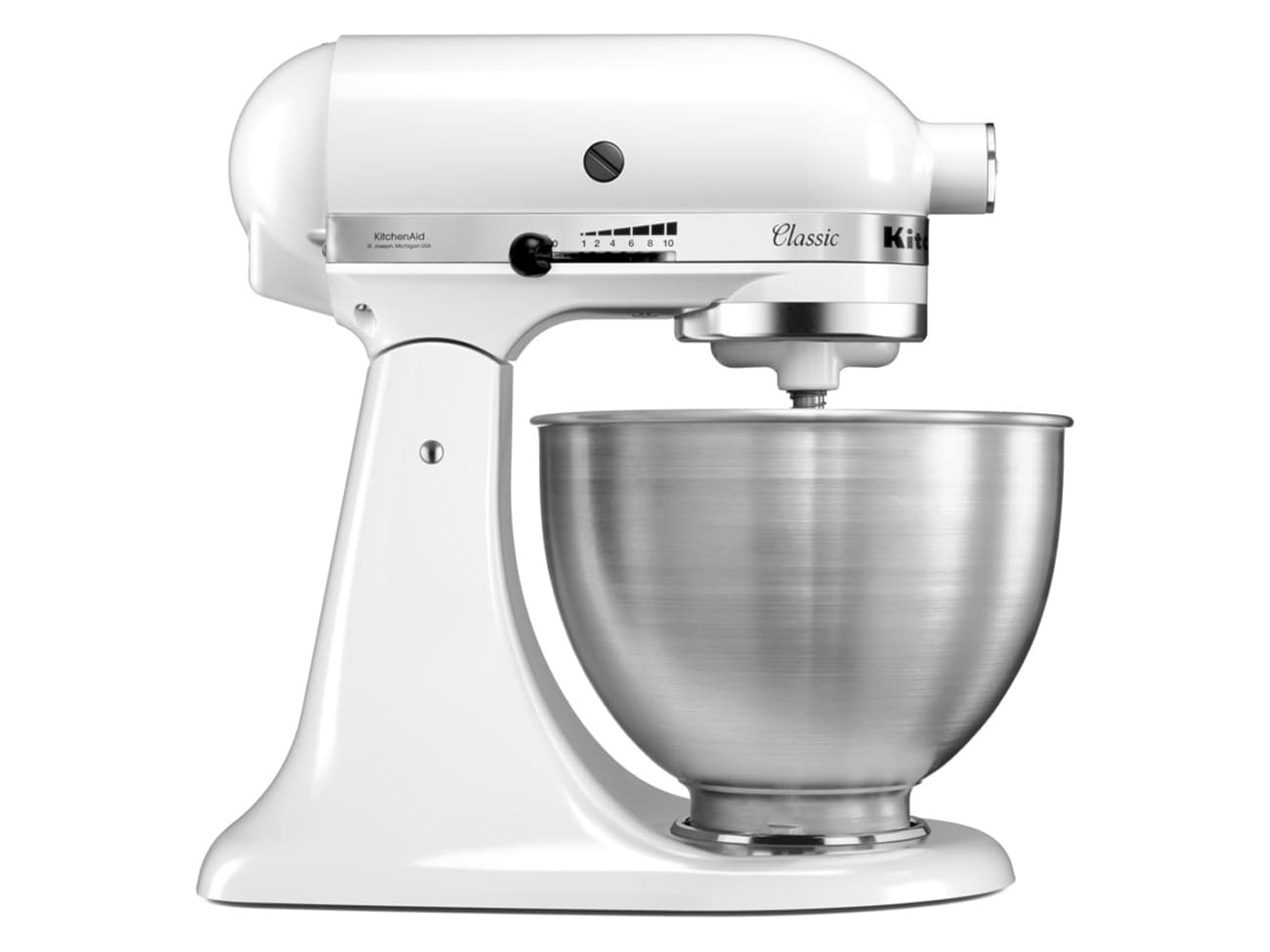 Robot Kitchenaid K45 Professionnel Blanc -   Bol à pain cocotte offert - Complet - Kitchenaid