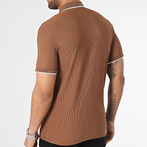 Polo Manches Courtes Marron