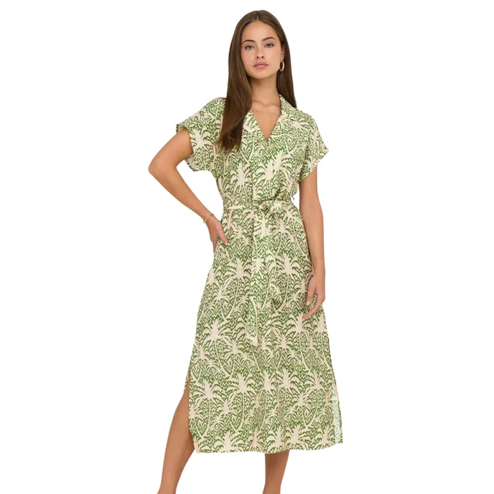 JDY Troya Life SL Midi Jurk Dames