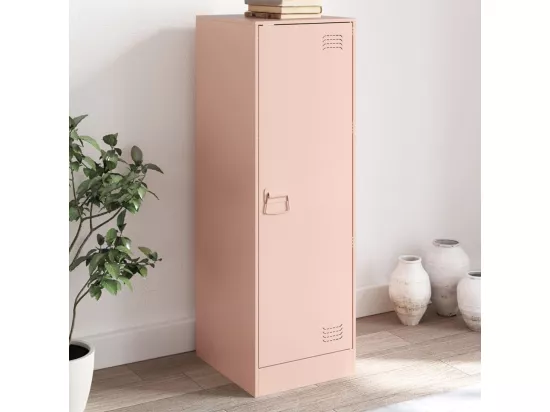 Buffet rose 34,5x39x107 cm acier