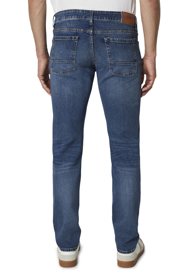 Marc O’Polo Denim trousers, shaped fit, shaped Retro blue wash
