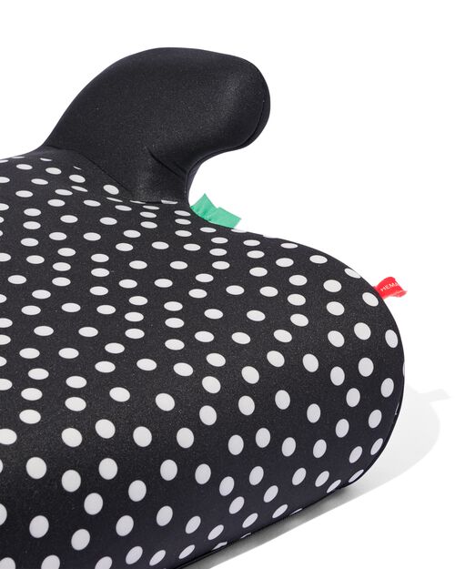 rehausseur auto 126-150cm pois noirs/blancs