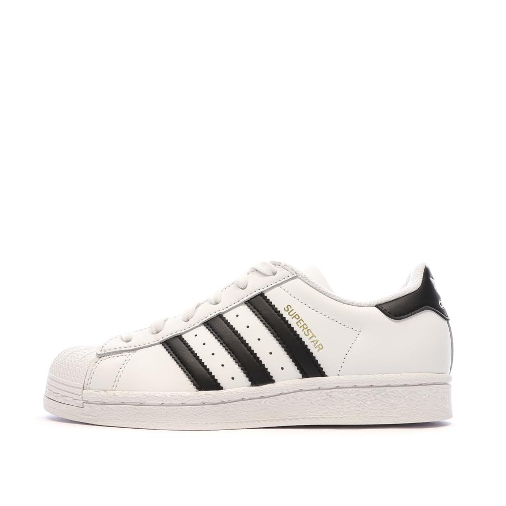 Adidas Baskets Blanches/Noires Enfant Adidas Superstar