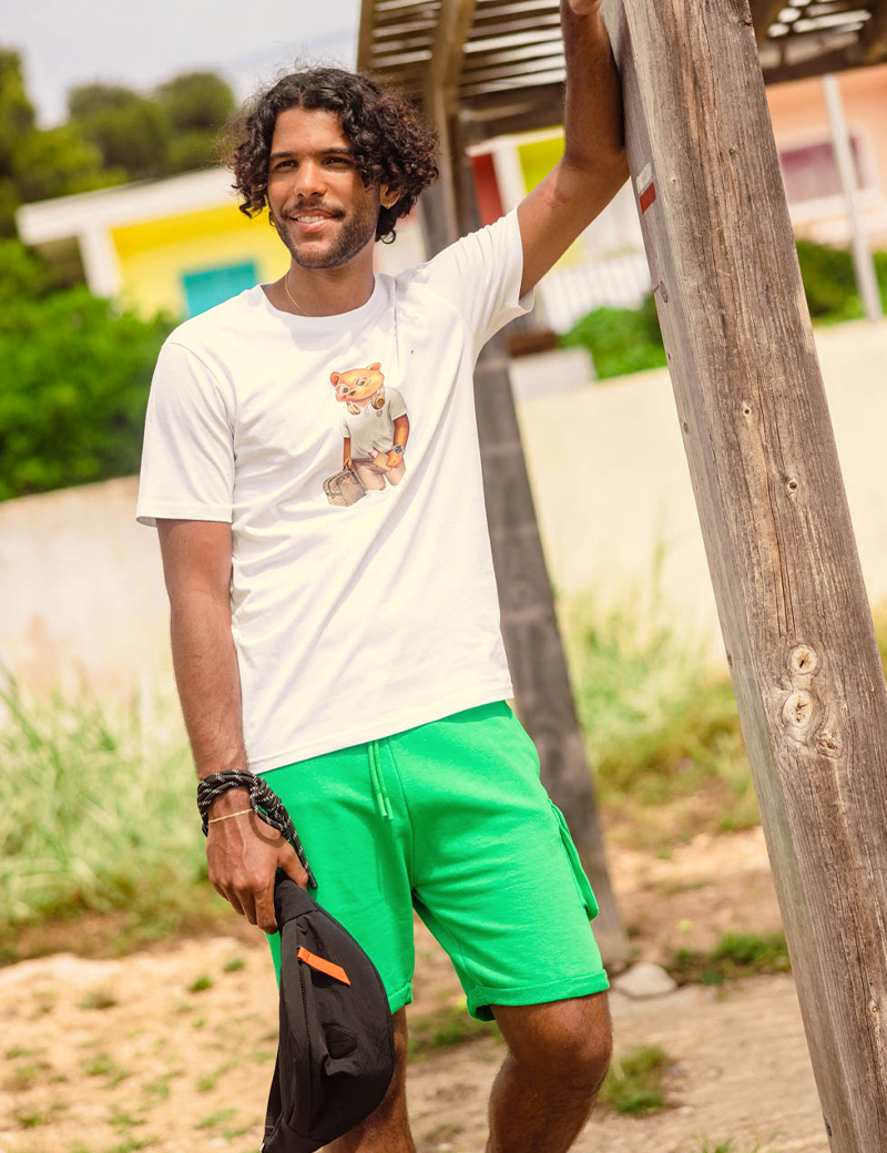 BARON FILOU T-SHIRT MANCHES COURTES FILOU LX BLANC UNISEXE