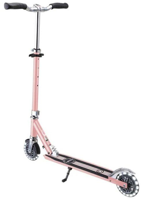 Globber Flow Element Lights Chrome Finish Sparkesykkel, Rose Gold