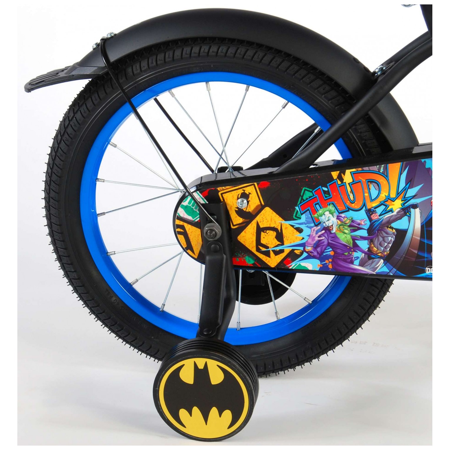 Batman Fiets - 16 inch - Zwart
