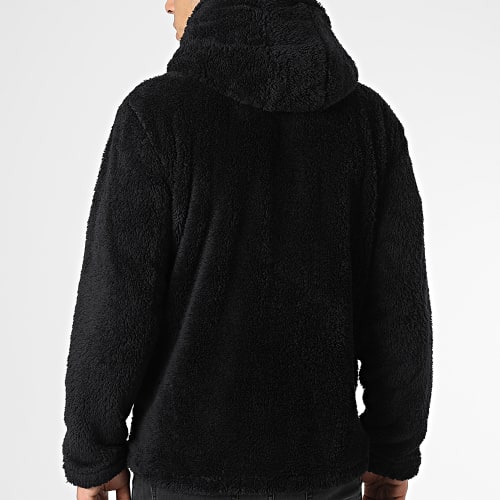 Veste Capuche Fourrure NR-K1009 Noir
