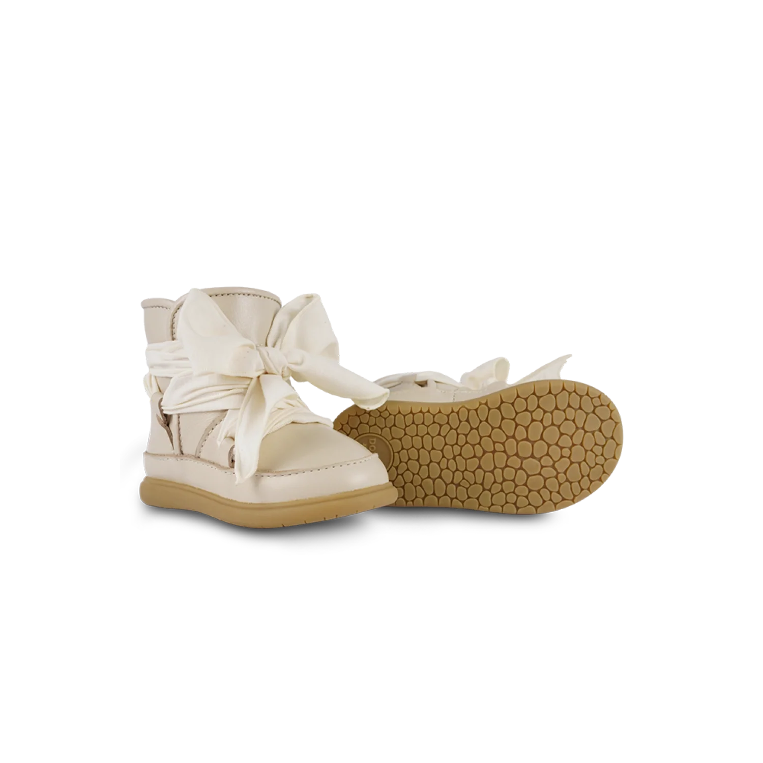Maudi Shoes | Cream Leather