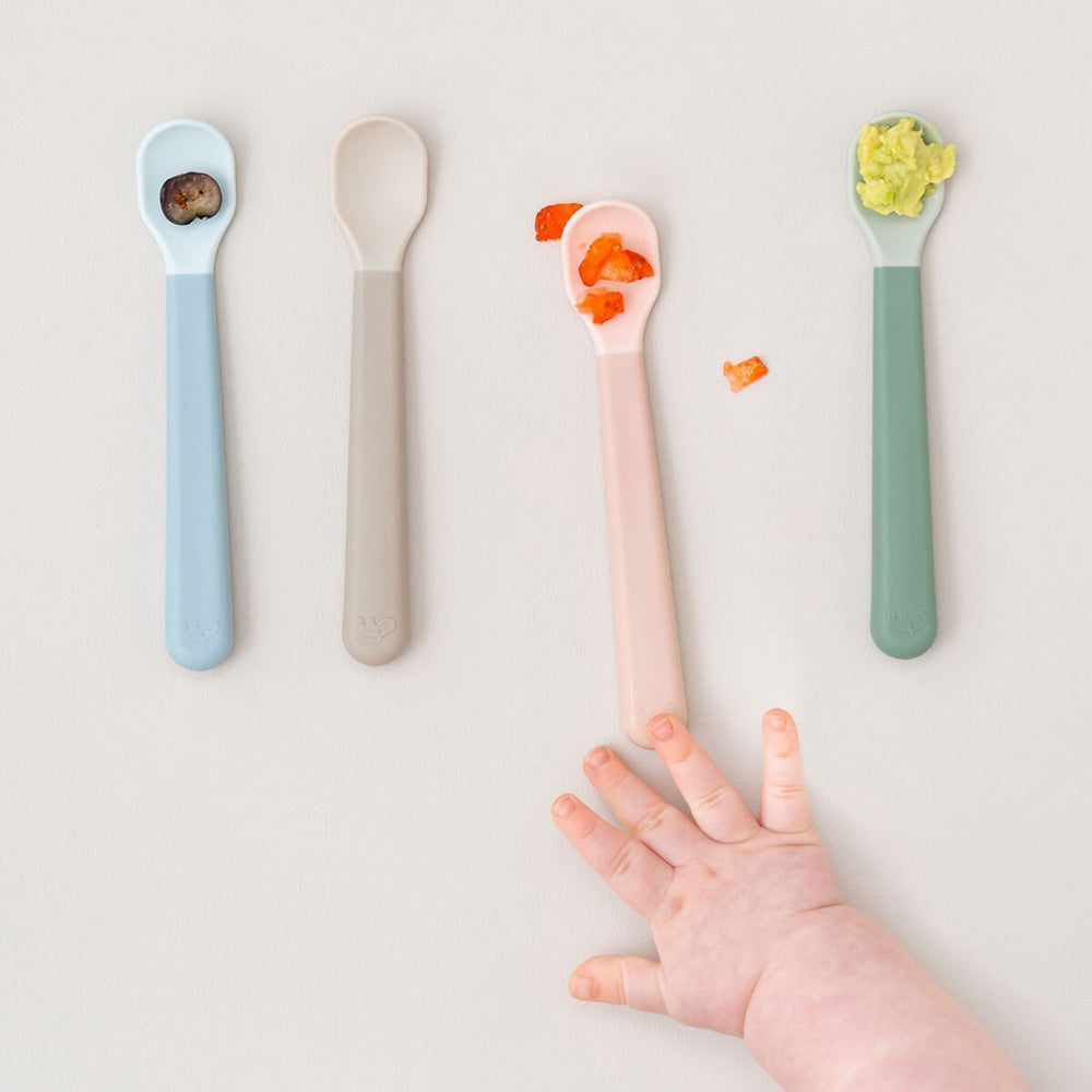 Køb DonebyDeer Foodie Easy-Grip Babyske 3-Pak Sand