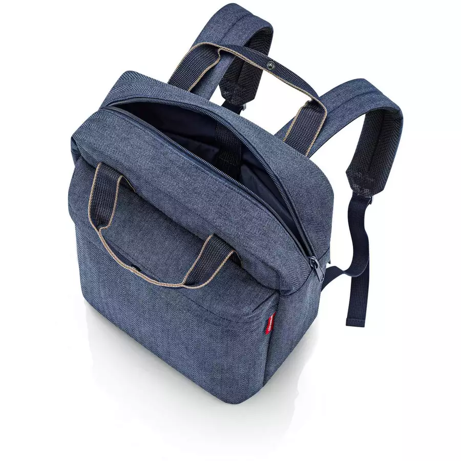 reisenthel allday Rucksack M - 15.6 39 cm herringbone dark blue