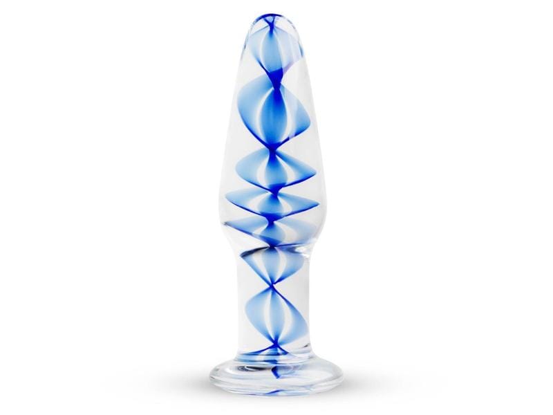 Glass Glass Butt Plug No. 23 Transparenter Buttplug aus Glas