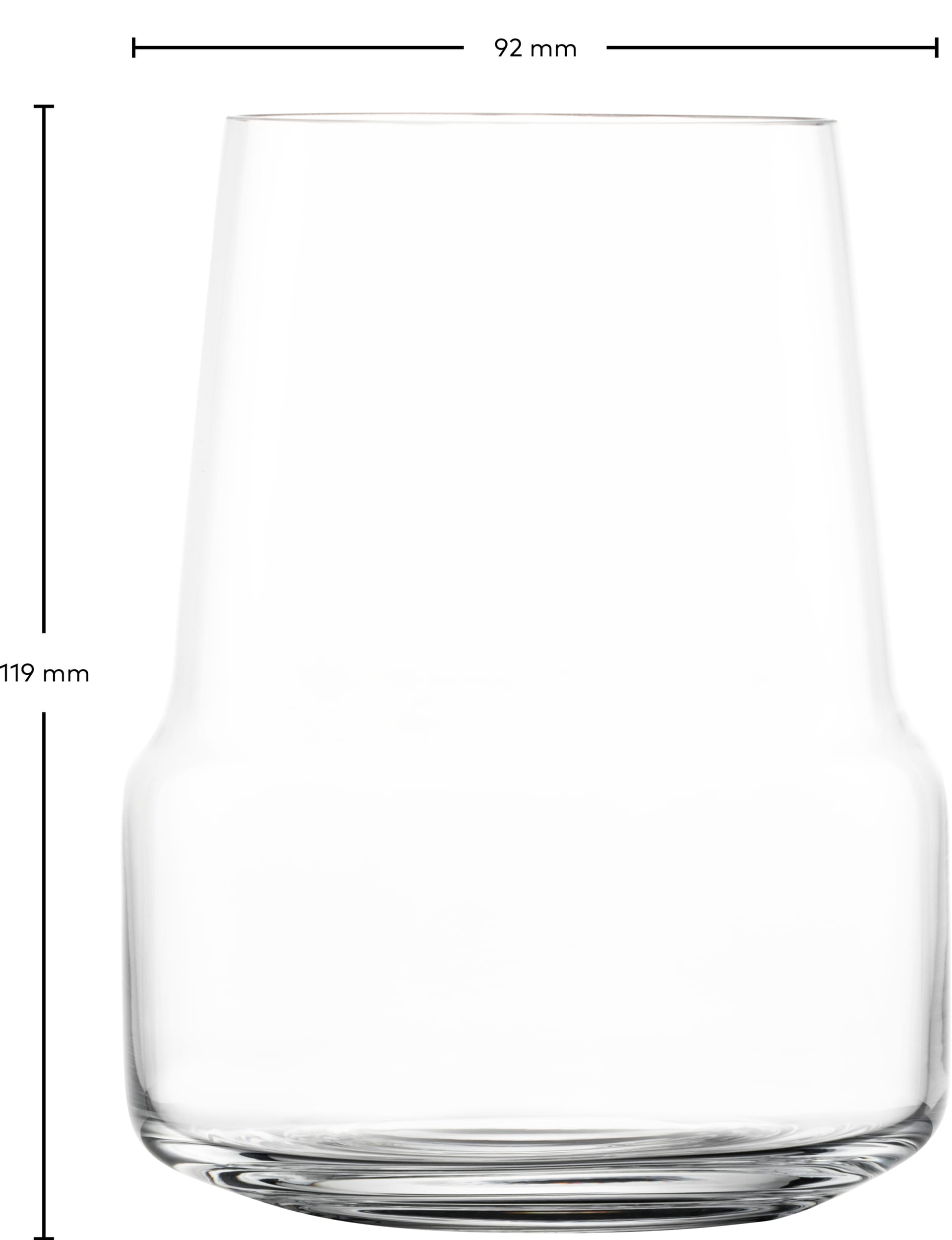 ZWIESEL GLAS Rotwein Tumbler LEVEL 2er Set 550 ml