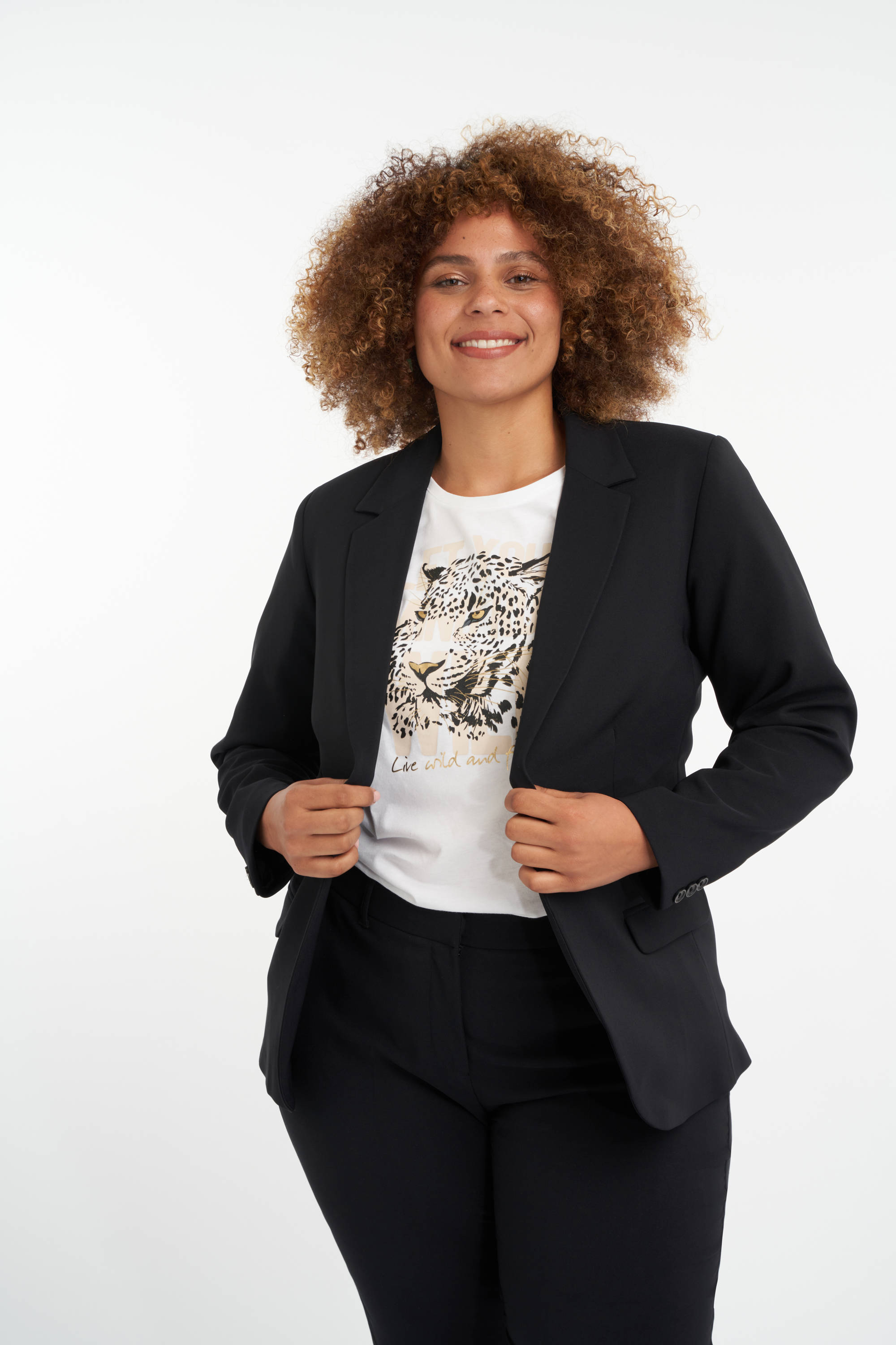 MS Mode blazer zwart