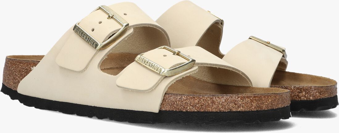 BIRKENSTOCK ecru birkenstock slippers arizona dames
