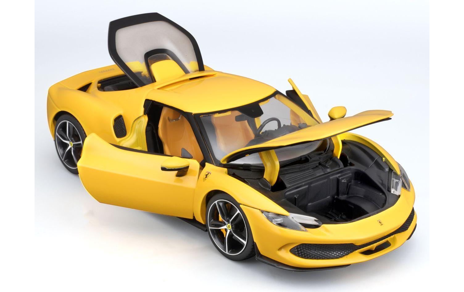 Ferrari R&P 296 GTB Gelb 1:18Sammlermodell im Massstab 1:18