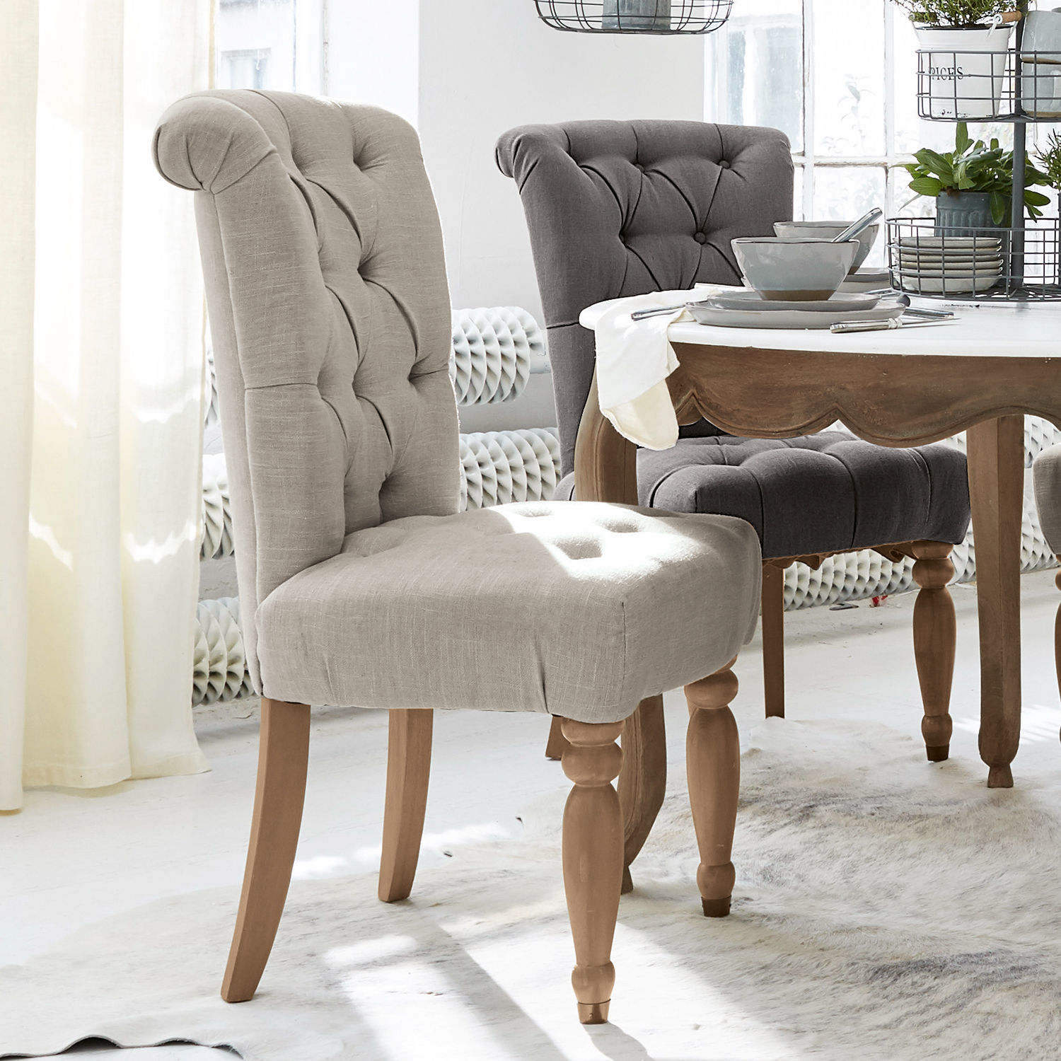 Stuhl Claville leinen
