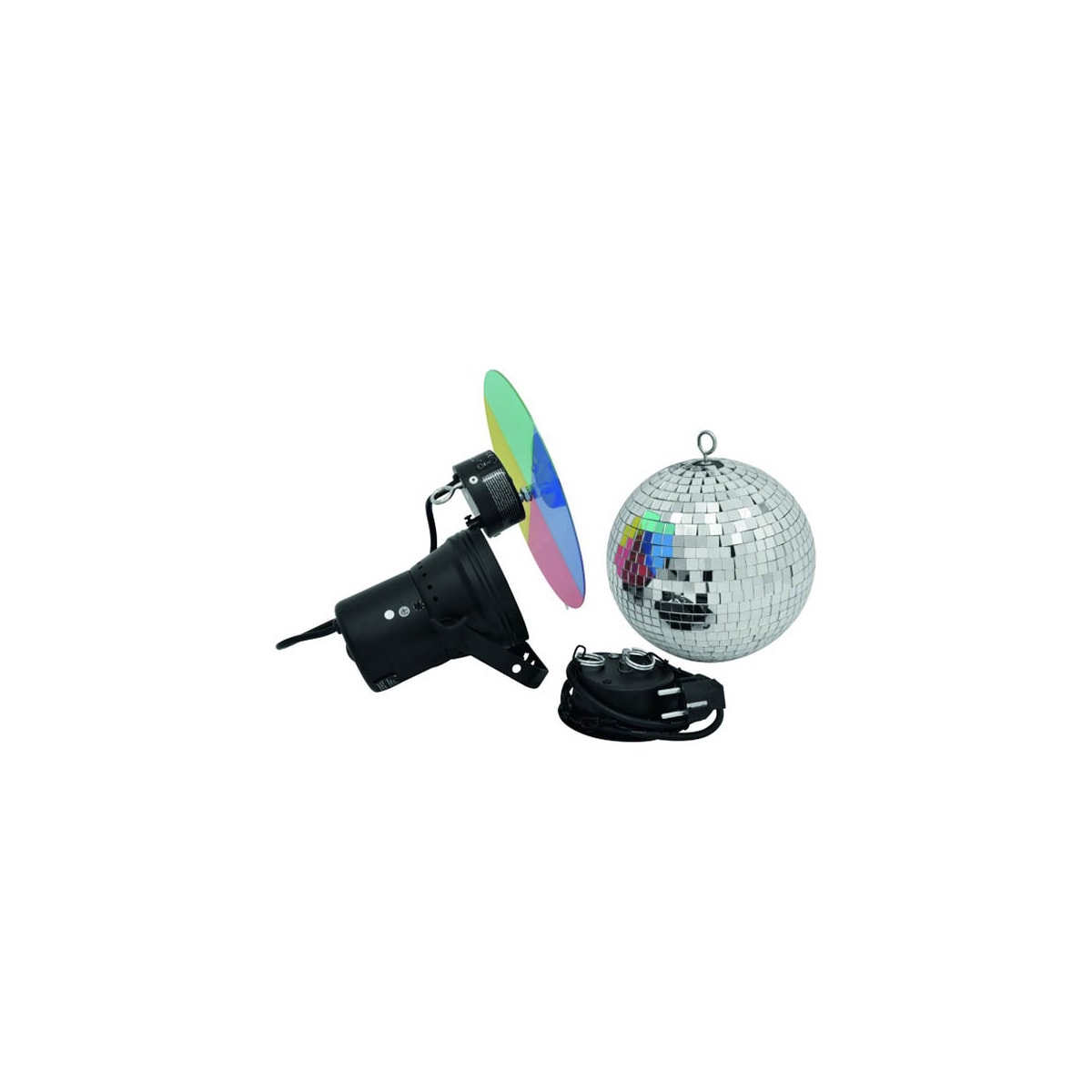 Komplett speilkulesett 30 cm