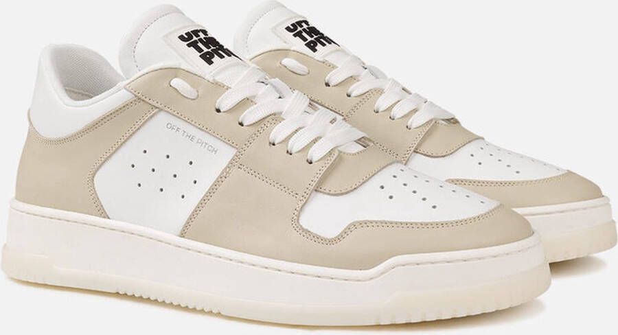 Off the Pitch Supernova Low Heren Lage sneakers Leren Sneaker Heren Wit