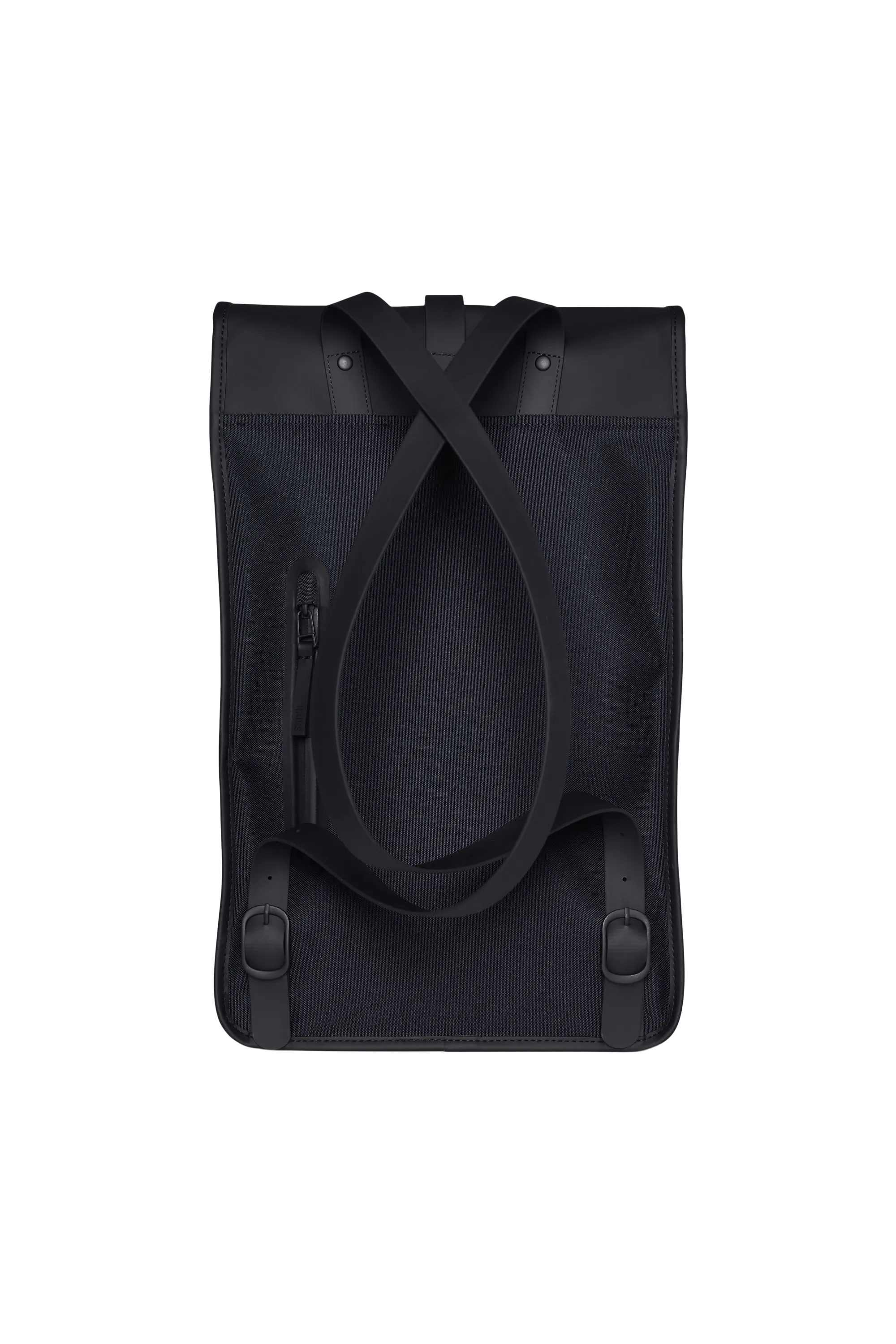 RAINS Sac à dos à mousqueton en toile Noir