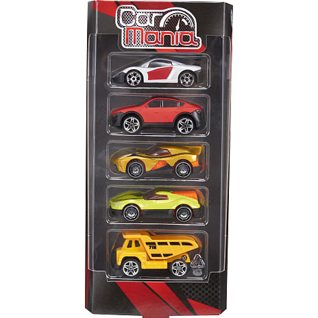 Car Mania Biler 5-Pak