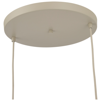 KARWEI hanglamp Evi 2-lichts beige Ø61cm