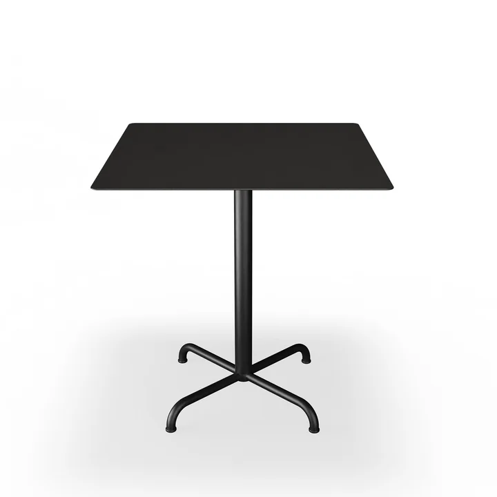 HOUE - Pico Gartentisch, 70 x 70 cm, Gestell 4-Stern, schwarz