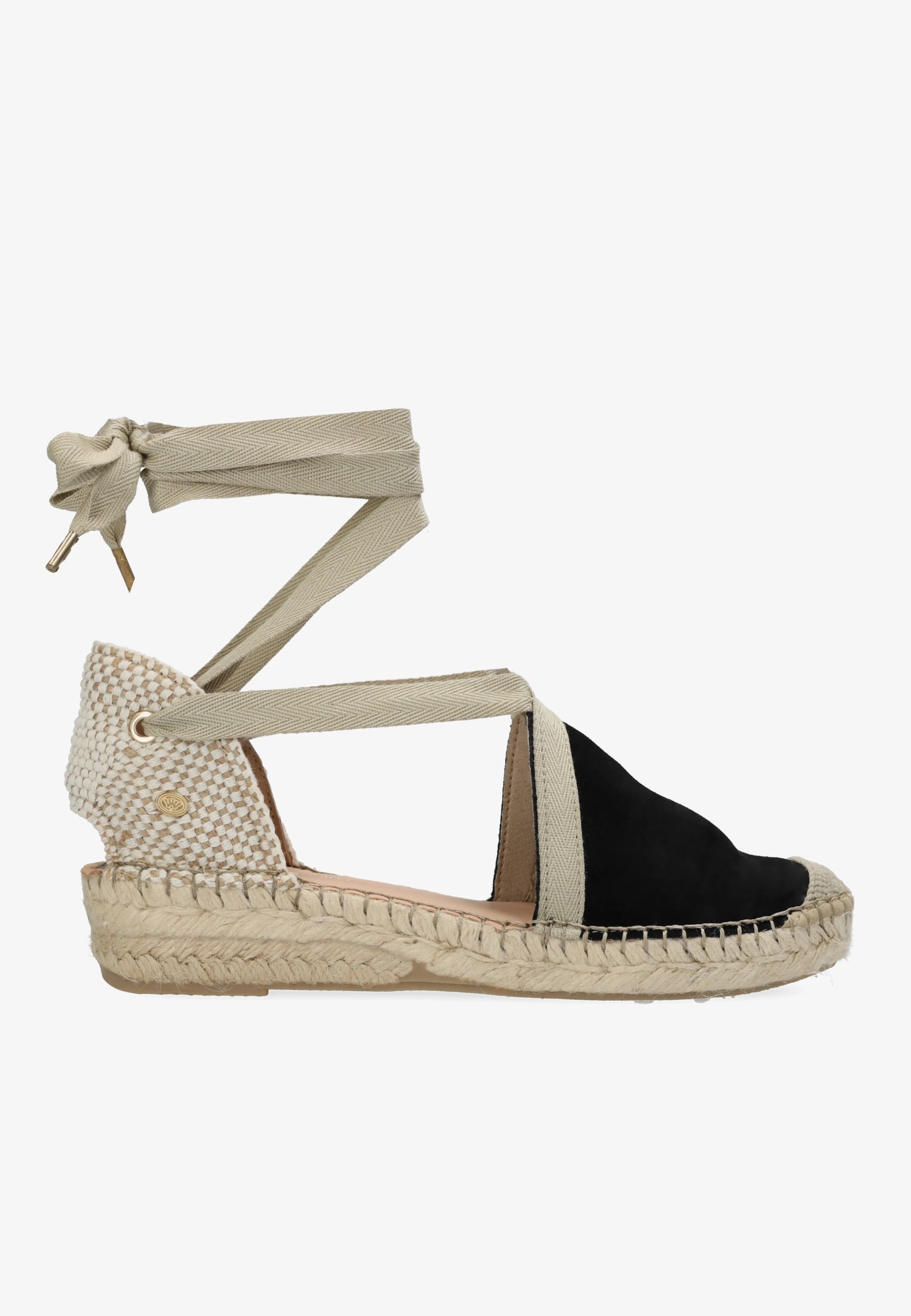 ROMI LUZ Espadrille suede Black