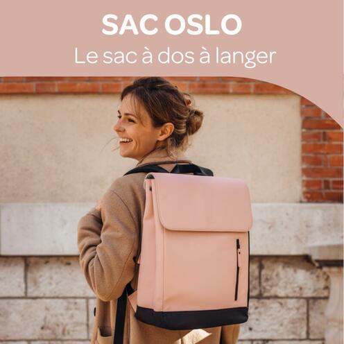 Sac à langer Oslo Vieux Rose - BEABA