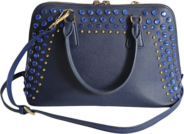 Prada Vintage Prada Shoulder Bag Blue