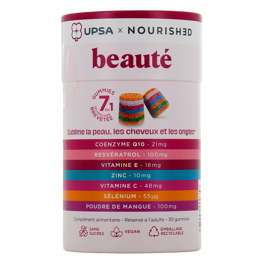 UPSA gummies beauté 7 en 1 - Peau, cheveux et ongles