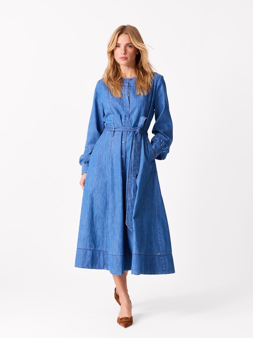 Aline kjole Faded Denim