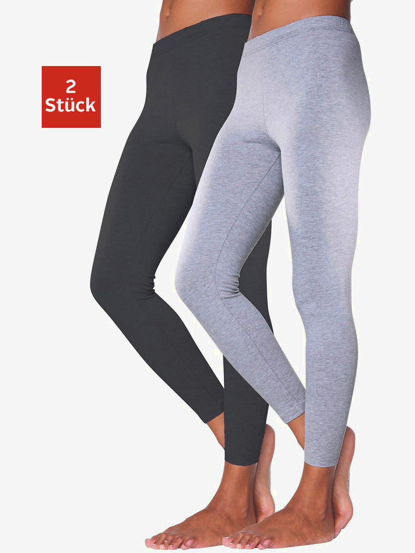 Lot de 2 leggings basiques