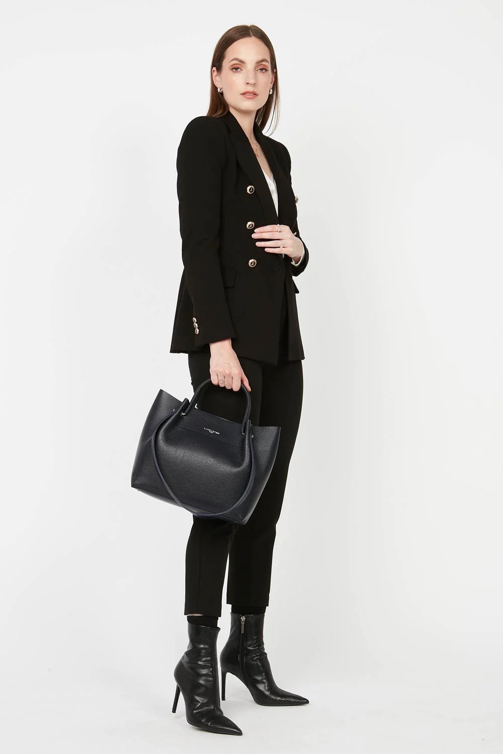 Foulonné Double-Sac cabas épaule