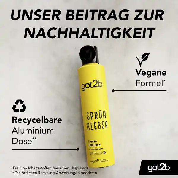 Haarlack Sprüh Kleber