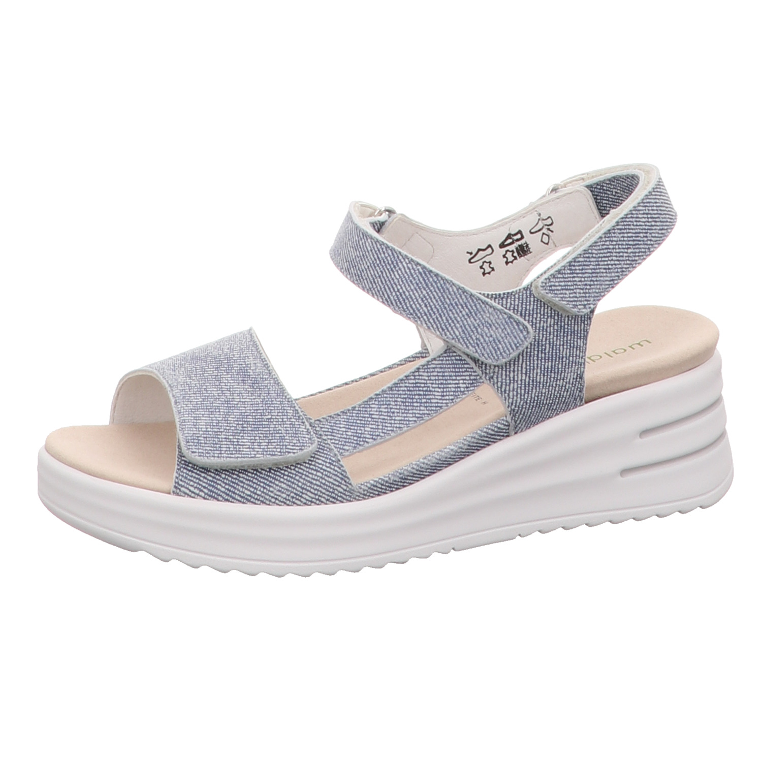 Waldläufer Sandalette blau