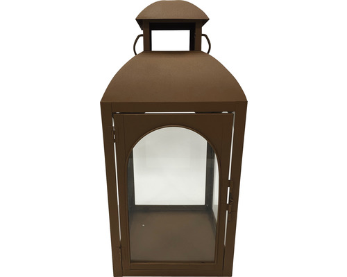 Lantaarn Lafiora metaal 21 x 21 x 45 cm roest