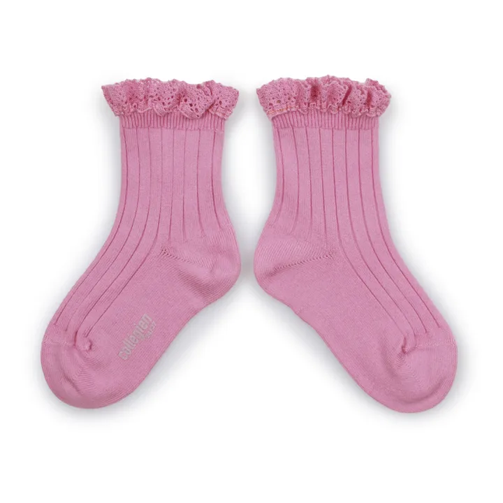 Collégien Chaussettes Lili | Rose bonbon