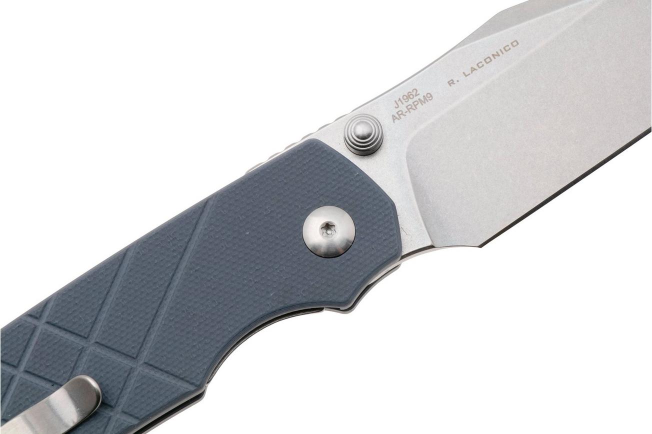 CJRB Kestrel J1962-BU Stonewashed AR-RPM9, Blue G10, zakmes, Ray Laconico design