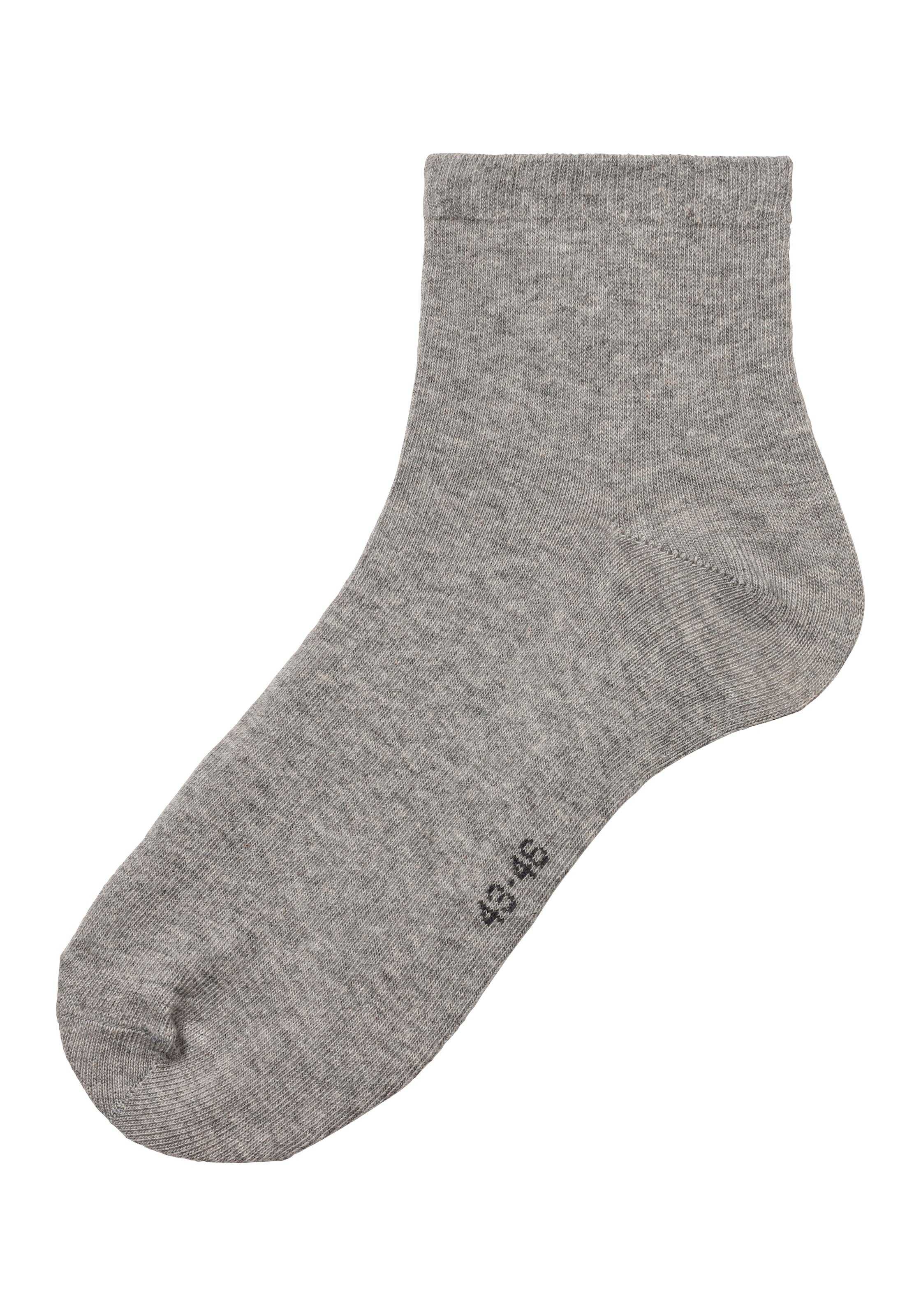 Bench. Kurzsocken Packung, 6 Stk. tlg. mit eingestricktem Markenlogo im Bündchen