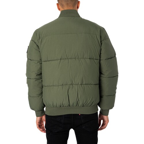 Calvin Klein Jeans - Chaqueta Bomber Comercial Verde