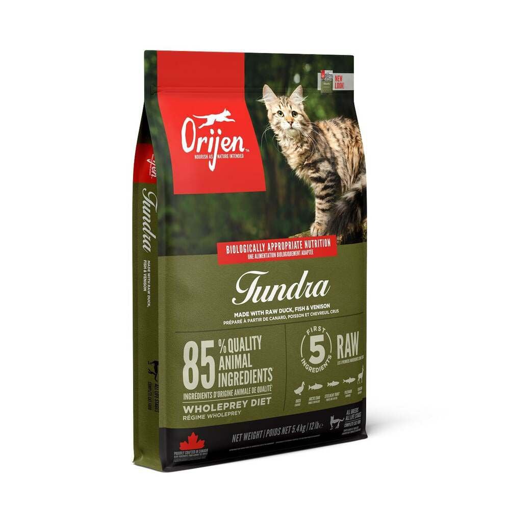 Orijen Whole Prey Tundra Cat - Kattenvoer - 5.4 Kilogram - vis, eend