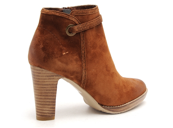Fugitive boots bottine talons femme aslo marron
