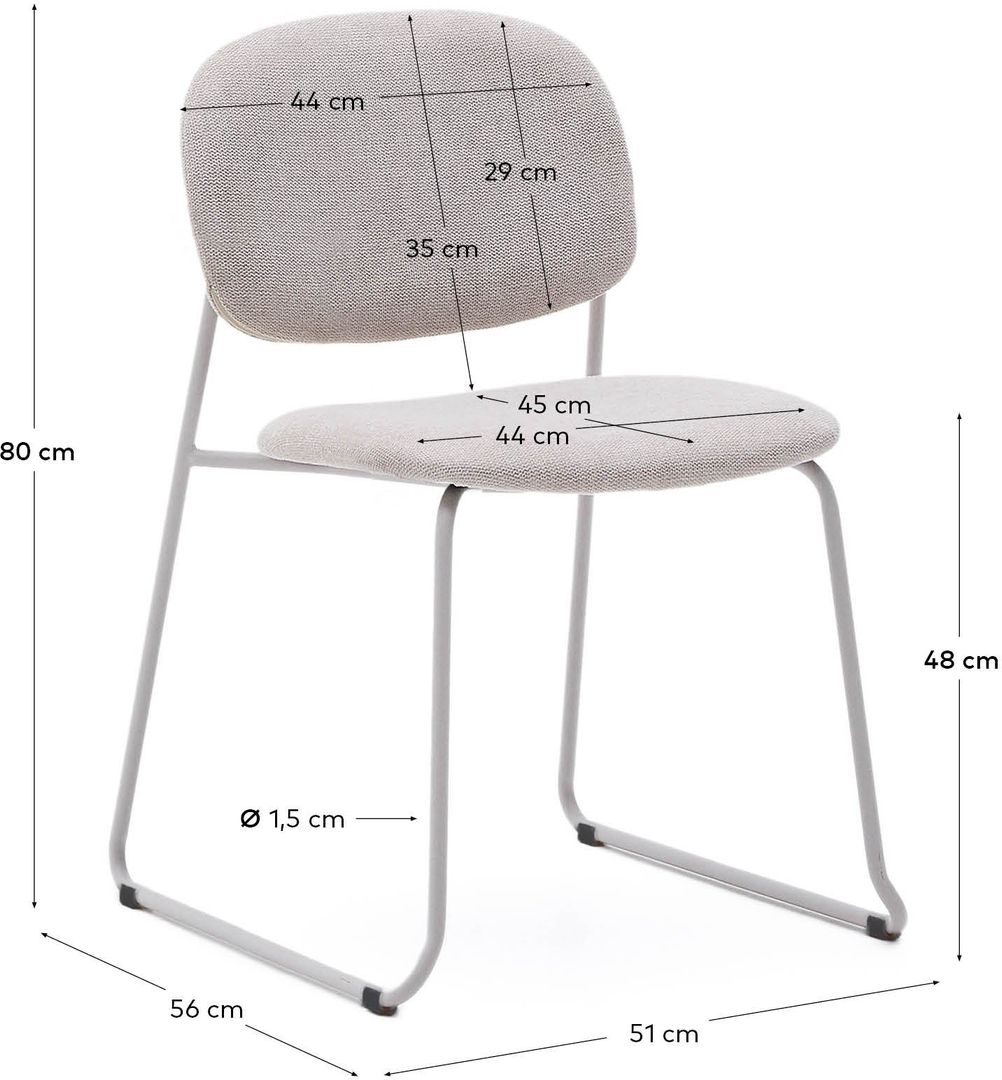 Kave Home   Meli Eetkamerstoel