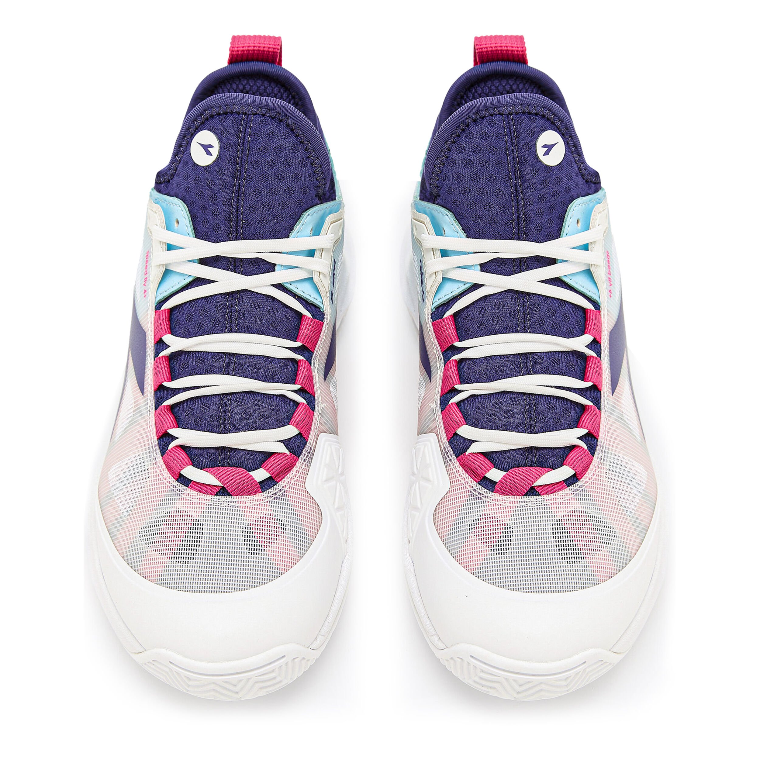 Diadora Speed Blushield Fly 4+ Chaussure Terre Battue Femmes - Blanc , Pink